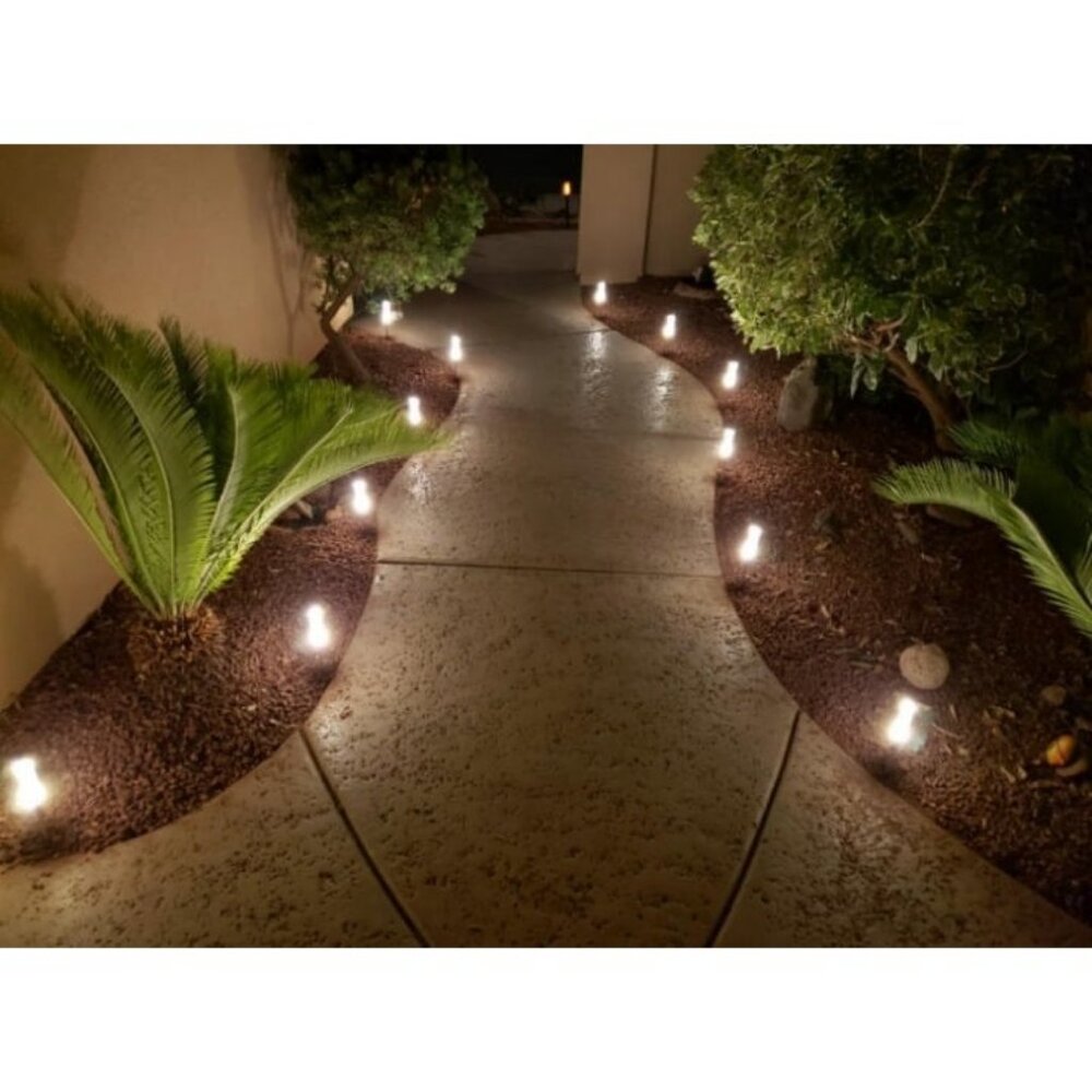 6 Pack LED Low Voltage Pathway Lights Outdoor, 4.8W 570 Lumens 12V AC Plug